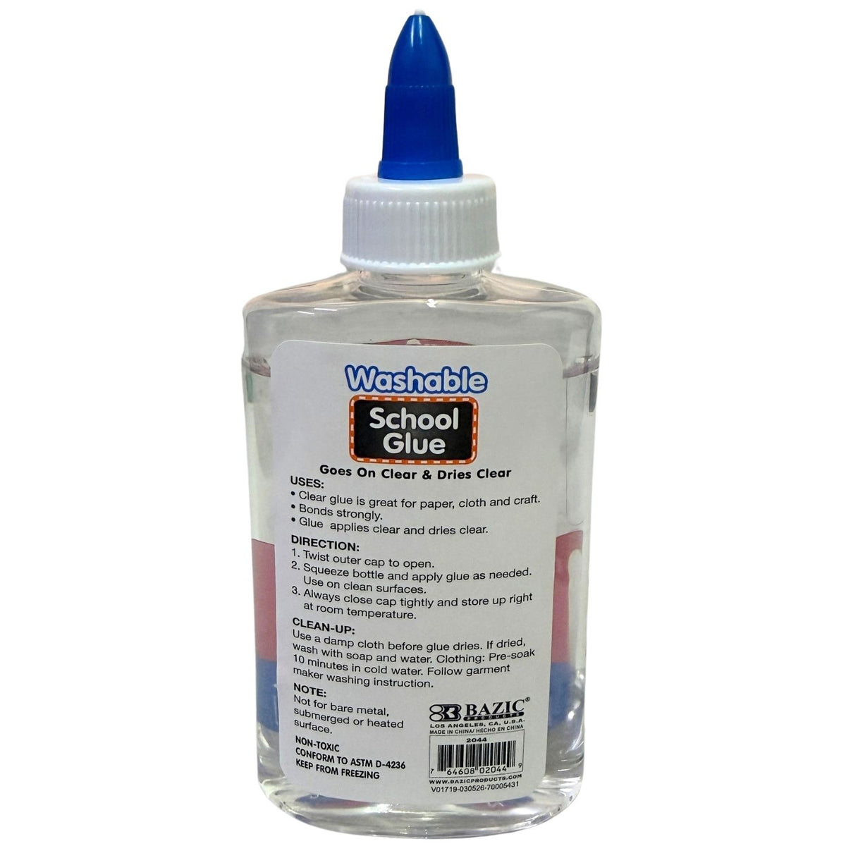 PEGAMENTO TRANSPARENTE 147 ML PZ 2044 BAZIC MNK