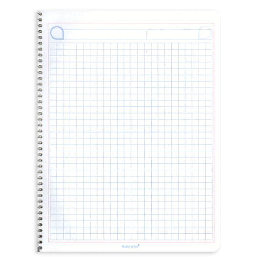 CUADERNO PROFESIONAL ESPIRAL 100 HJ MIXTO ESTRELLA MNK