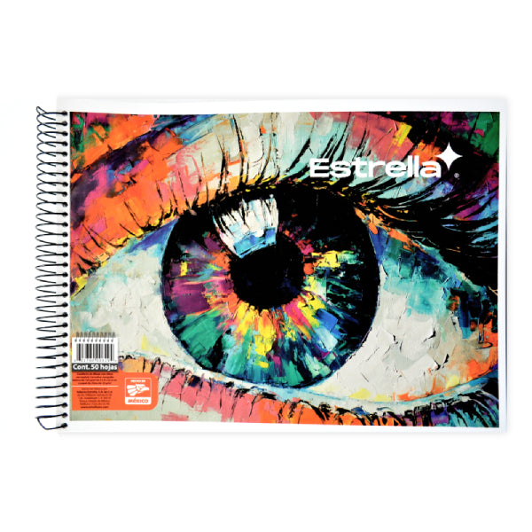 CUADERNO DIBUJO ESPIRAL PLUS 50 HJ ESTRELLA