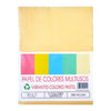 HOJA CARTA 5 COLORES PASTEL 250 HJ SP001 ORGANIZACION PAPELERA MNK