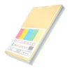 HOJA CARTA 5 COLORES PASTEL 250 HJ SP001 ORGANIZACION PAPELERA MNK