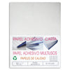 HOJA ADHESIVA CARTA S/SUAJE BLANCA 25 HJ ORGANIZACION PAPELERA