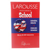 DICCIONARIO SCHOOL INGLES-ESPAÑOL 1531 LAROUSSE MNK