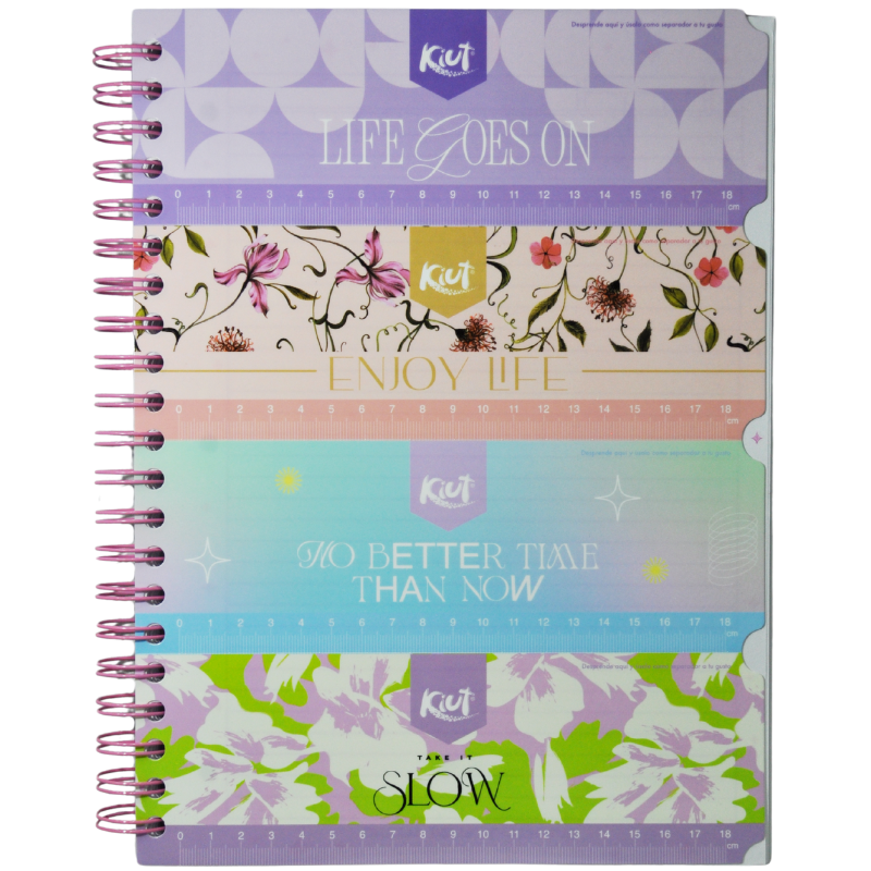 CUADERNO PROFESIONAL DOBLE ARGOLLA KIUT 160 HJ RAYA NORMA MNK