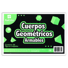 ALBUM CUERPOS GEOMETRICOS 20 PZ 1371-4 PADI