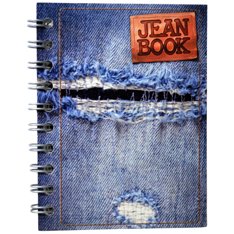 CUADERNO POCKET DOBLE ARGOLLA JEAN BOOK 80 HJ RAYA NORMA