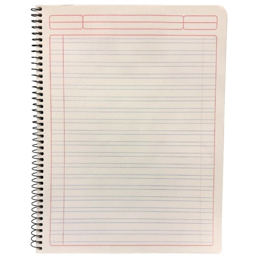 CUADERNO PROFESIONAL ESPIRAL ROKITA 100 HJ DOBLE RAYA 5200 MAN 8A MNK