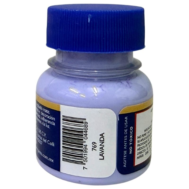 PINTURA ACRILICA 30 ML LAVANDA 769 PINTO DISTRIBUIDORA