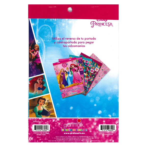 BLOCK CALCOMANIA PRINCESA GRANMARK MNK