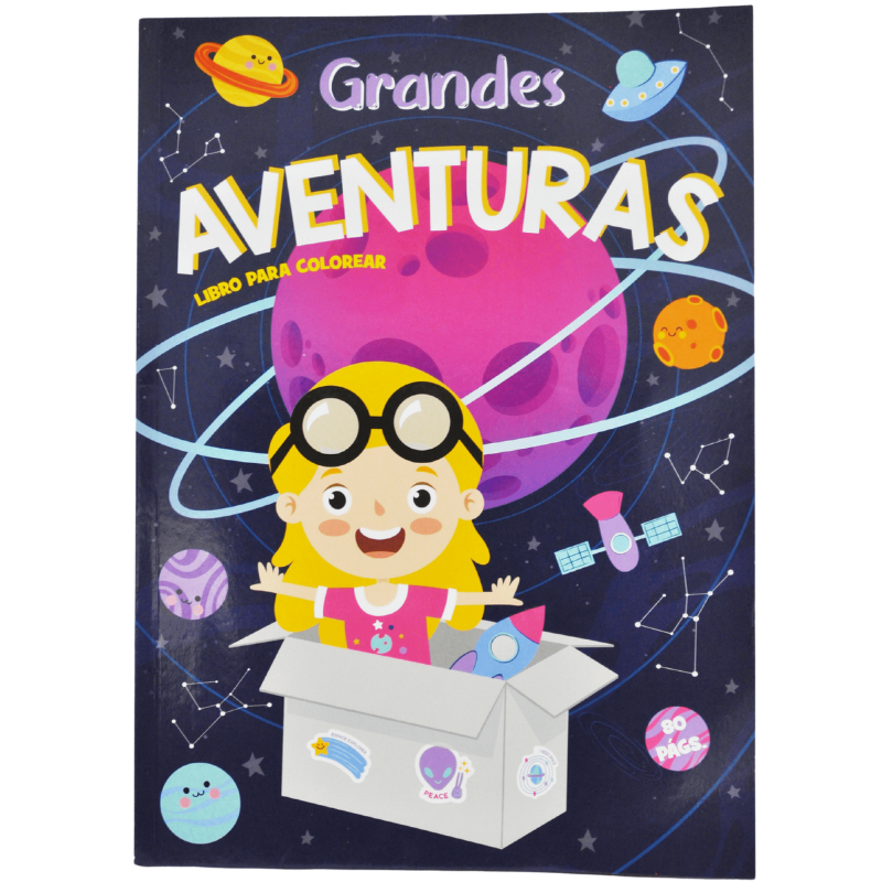 LIBRO ILUMINAR AVENTURAS 80 PG 4 SEASONS MNK