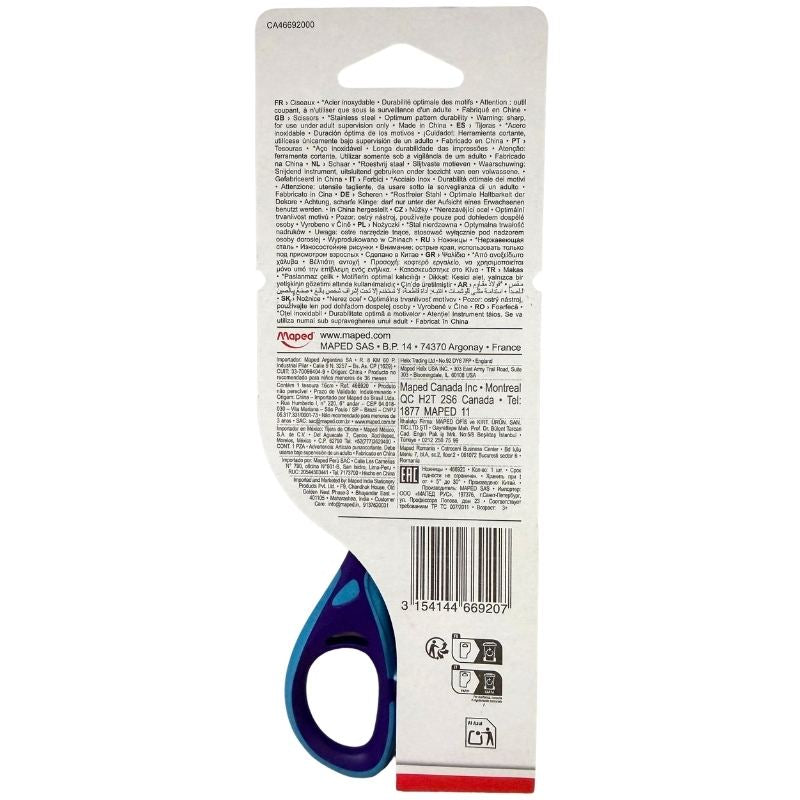 TIJERA ESCOLAR INOXIDABLE 16 CM MAPED MNK