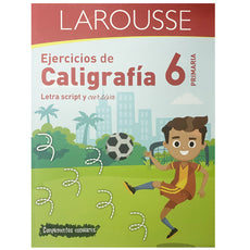 LIBRO EJERCICIOS CALIGRAFIA 6 LAROUSSE MNK