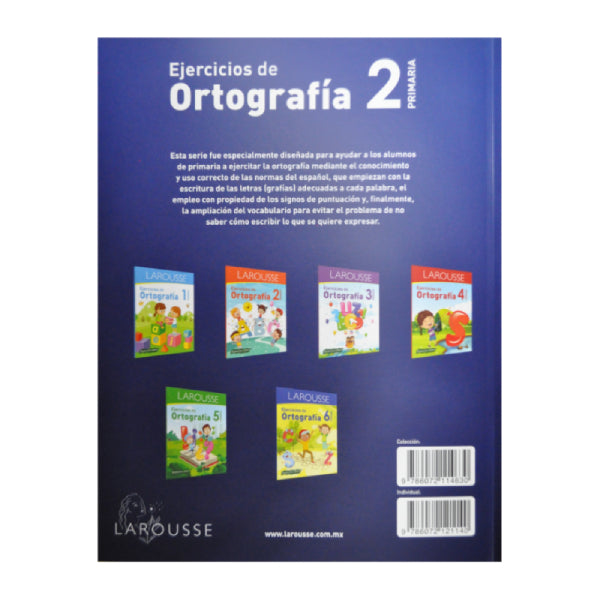 LIBRO EJERCICIOS ORTOGRAFIA 2 LAROUSSE MNK