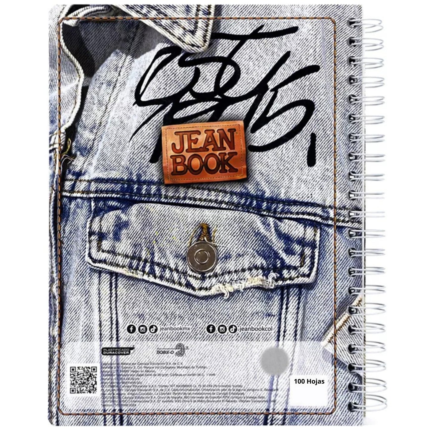 CUADERNO PROFESIONAL DOBLE ARGOLLA JEAN BOOK REVOLUTION 100 HJ C7 NORMA MNK