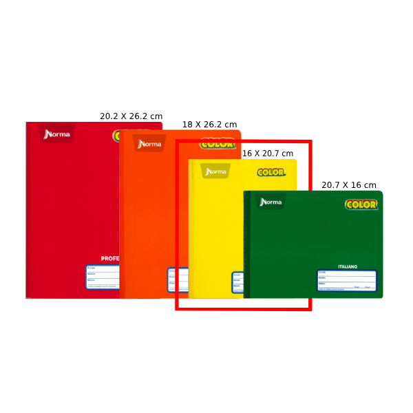 CUADERNO FRANCES COSIDO COLOR 360 100 HJ C5 NORMA MNK