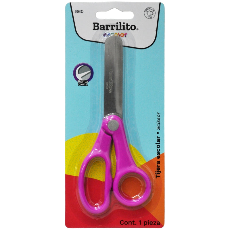TIJERA ESCOLAR B60 GOBA BARRILITO MNK