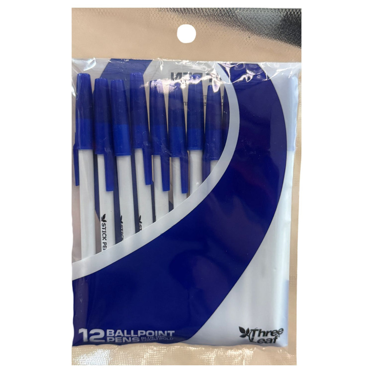 PLUMA MEDIANO AZUL 12 PZ 4 SEASONS MNK