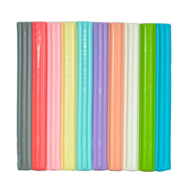 PLASTILINA BARRAS B-1 10 COLORES PASTEL BACO MNK