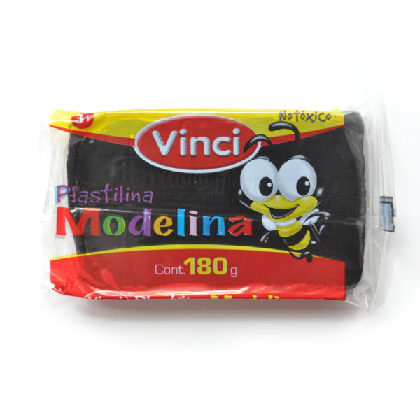 PLASTILINA BARRA 180 GR NEGRO 2351 DIXON