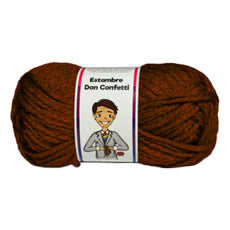 ESTAMBRE CAFE OSCURO 50 GR CONFETTI NAEN