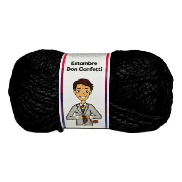 ESTAMBRE NEGRO 50 GR CONFETTI NAEN
