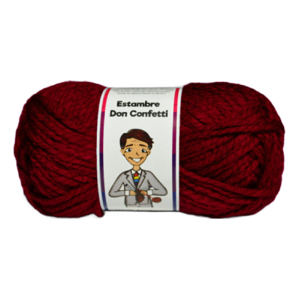ESTAMBRE ROJO CEREZA 50 GR CONFETTI NAEN