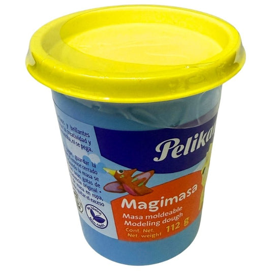 PLASTILINA BOTE MAGIMASA 112 GR AMARILLO PELIKAN MNK
