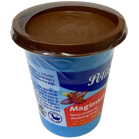PLASTILINA BOTE MAGIMASA 112 GR CAFE PELIKAN MNK