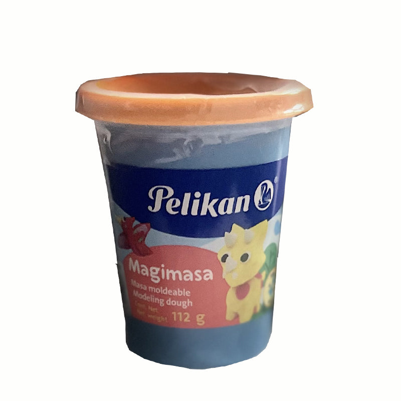 PLASTILINA BOTE MAGIMASA 112 GR NARANJA PELIKAN MNK