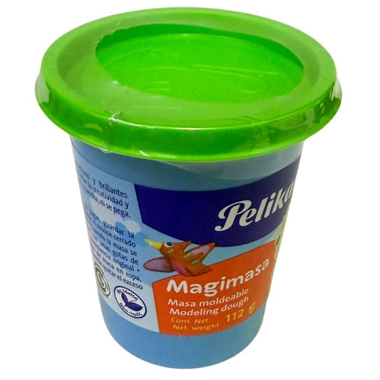 PLASTILINA BOTE MAGIMASA 112 GR VERDE CLARO PELIKAN MNK