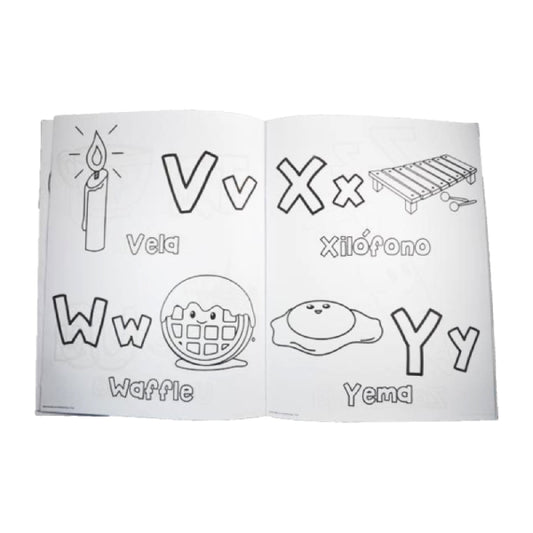 LIBRO COLOREAR ABECEDARIO GRANMARK MNK