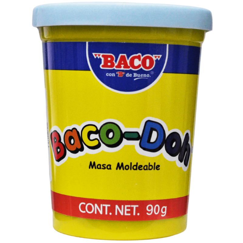 PLASTILINA BOTE 90 GR BACO-DOH AZUL CLARO BACO MNK