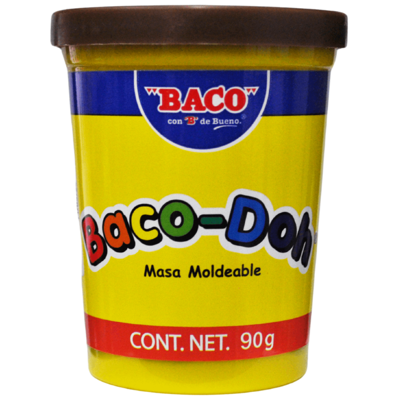 PLASTILINA BOTE 90 GR BACO-DOH CAFE BACO MNK