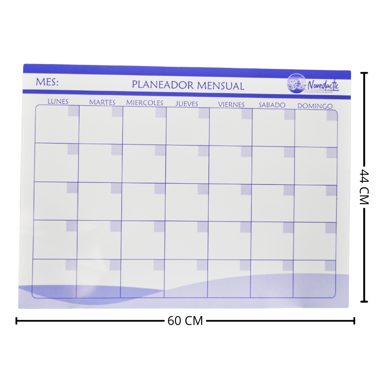 CALENDARIO PLANEADOR MENSUAL NOVAC