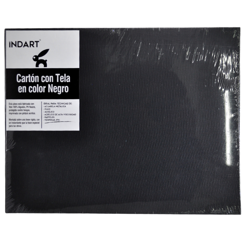 CARTON C/TELA NEGRO 28X35 INDART ROEL COMERCIALIZADORA