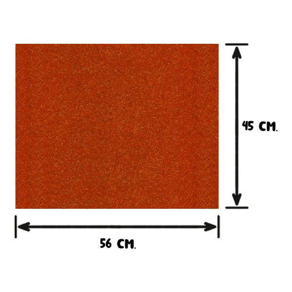 FOAMY 45X56 DIAMANTINA NARANJA NAEN MNK