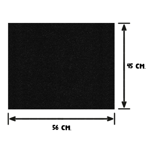 FOAMY 45X56 DIAMANTINA NEGRO NAEN MNK
