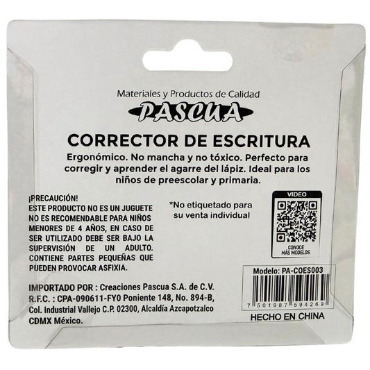 CORRECTOR DE ESCRITURA 2 PZ PASCUA MNK