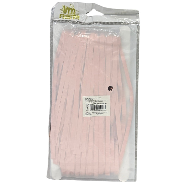 CORTINA METALICA ROSA ORO CIA026 VM FIESTA