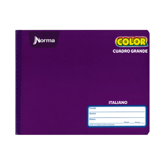 CUADERNO ITALIANO COSIDO COLOR 360 100 HJ C7 NORMA MNK