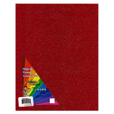 FOAMY CARTA DIAMANTINA 2 PZ ROJO NAEN