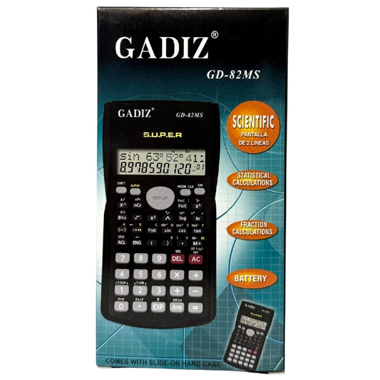 CALCULADORA CIENTIFICA 12 DIGITOS 240 FUNCIONES GD82MS GADIZ MNK