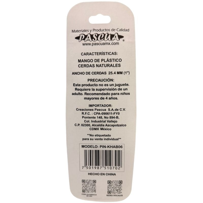 KIT PINCEL ESCOLAR 3 PZ PASCUA MNK