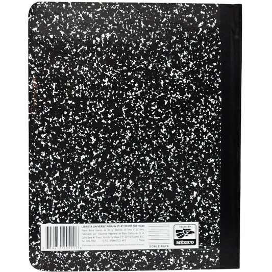 LIBRETA UNIVERSITARIA 100 HJ DOBLE RAYA 1100-DR MAYORISTA PAPELERIA MNK