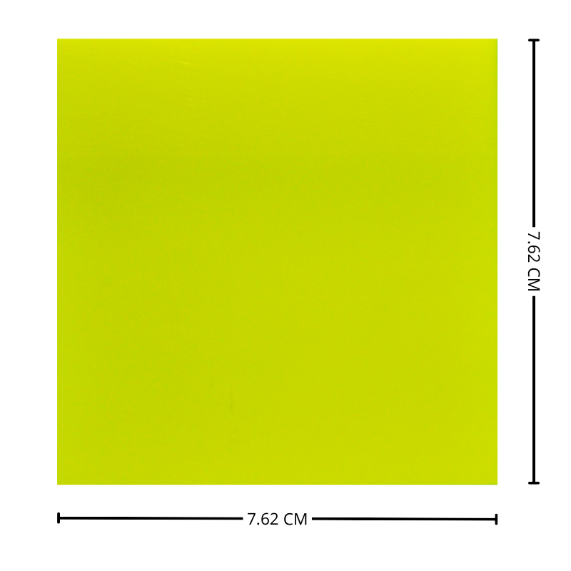 NOTAS ADHESIVAS TRANSPARENTE AMARILLO 3X3 50 HJ PASCUA