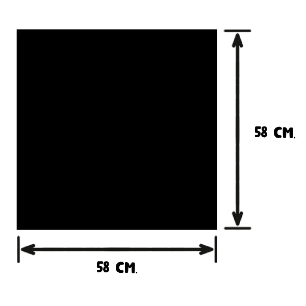 PAPEL COREANO MACAROON NEGRO 10 PZ PASCUA