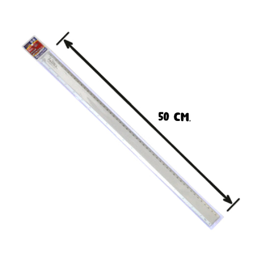 REGLA METALICA 50 CM PASCUA