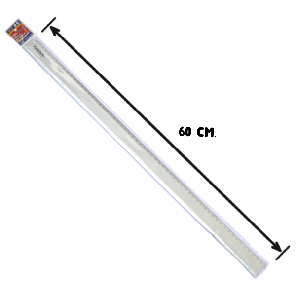 REGLA METALICA 60 CM PASCUA