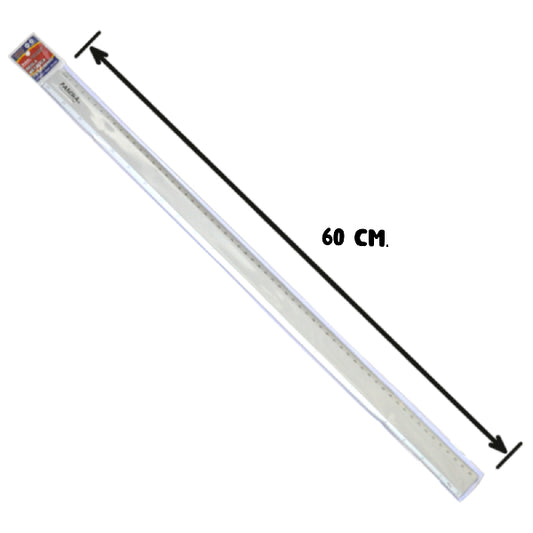 REGLA METALICA 60 CM PASCUA