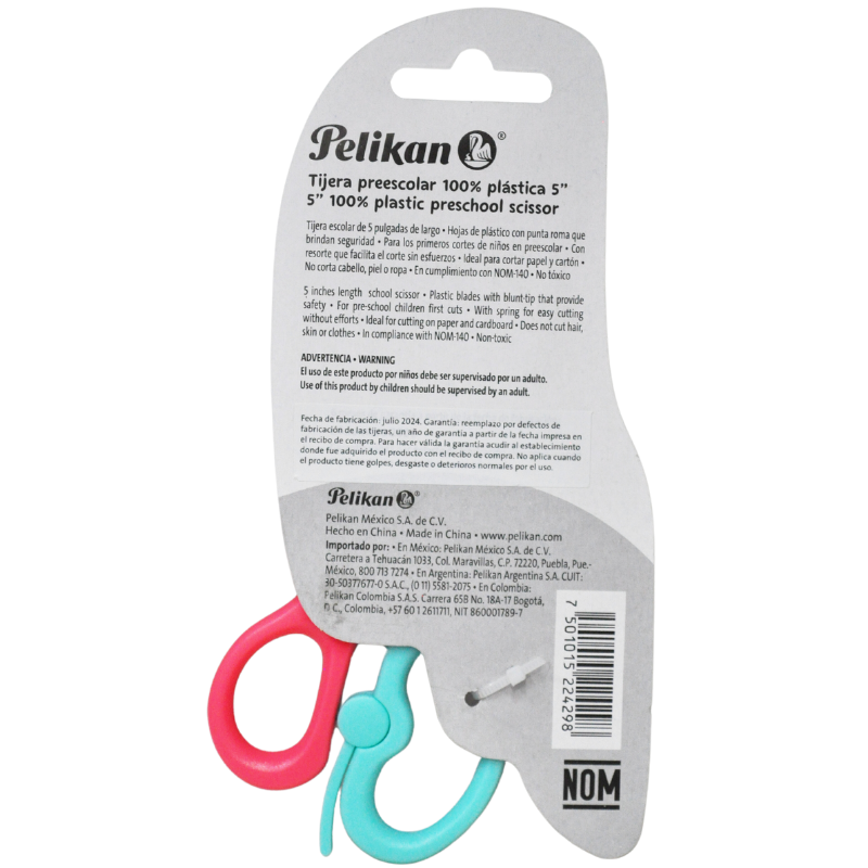 TIJERA PREESCOLAR 5 PULGADA PELIKAN MNK